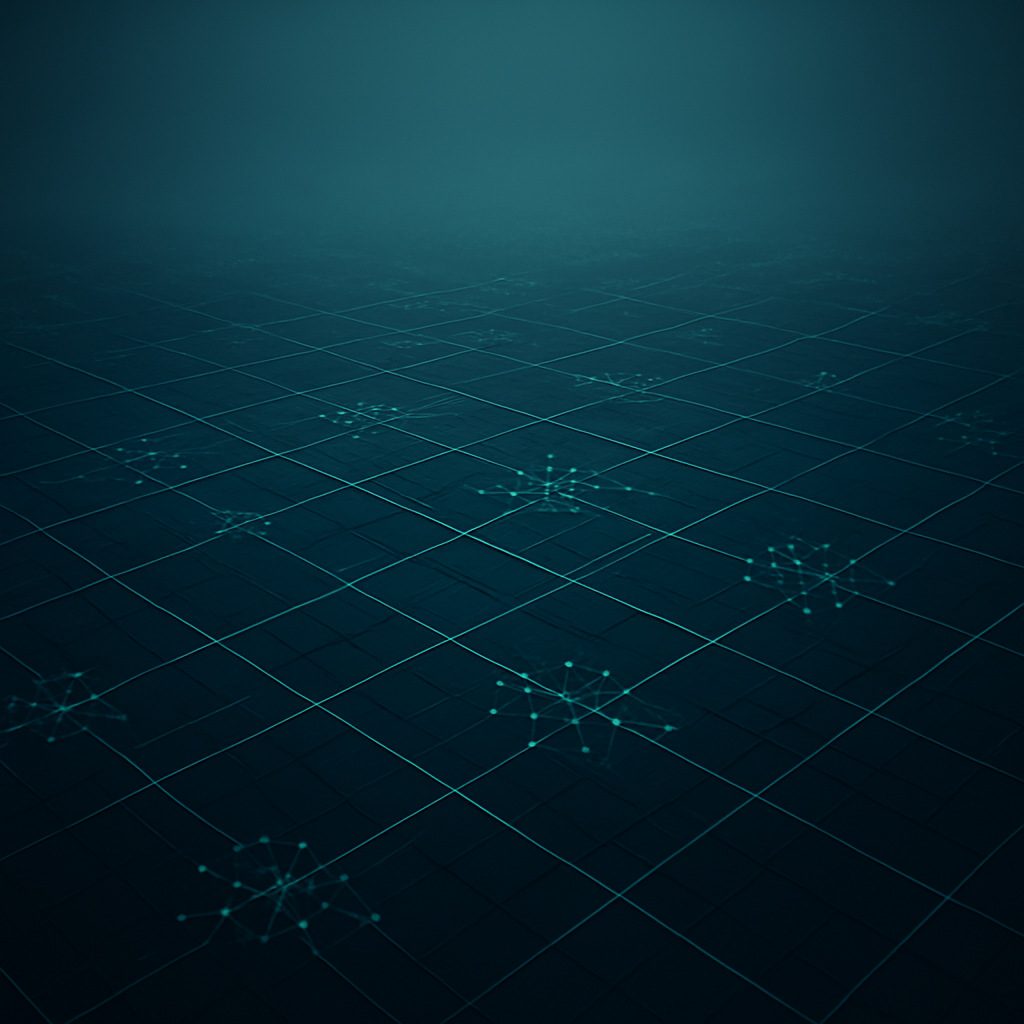 AI & Data Infrastructure — aerial abstract